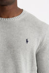 Maglia girocollo in cotone grigio uomo Polo ralph lauren - 5
