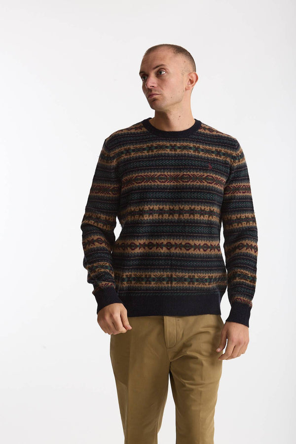 Maglia in lana Fantasia multicolor uomo Polo ralph lauren