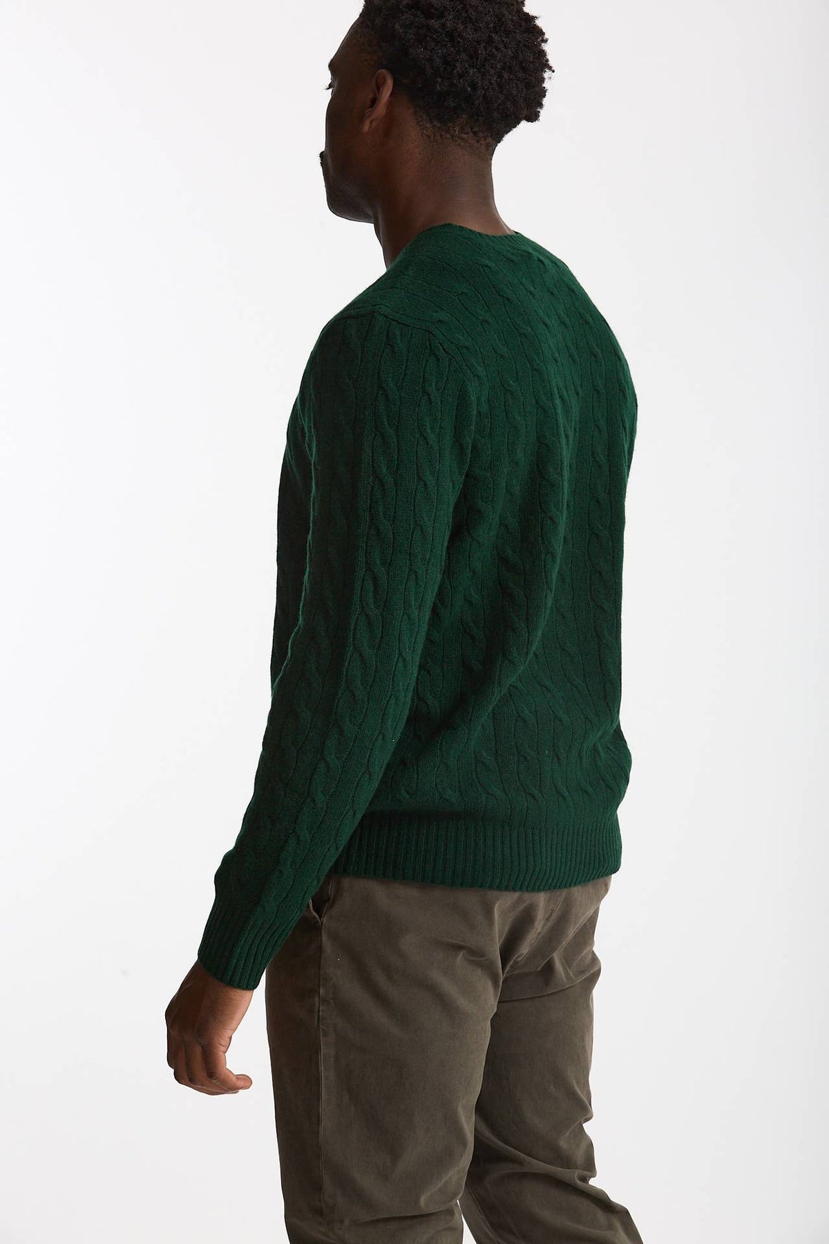 Maglia in lana e cashmere verdone uomo Polo ralph lauren - 3