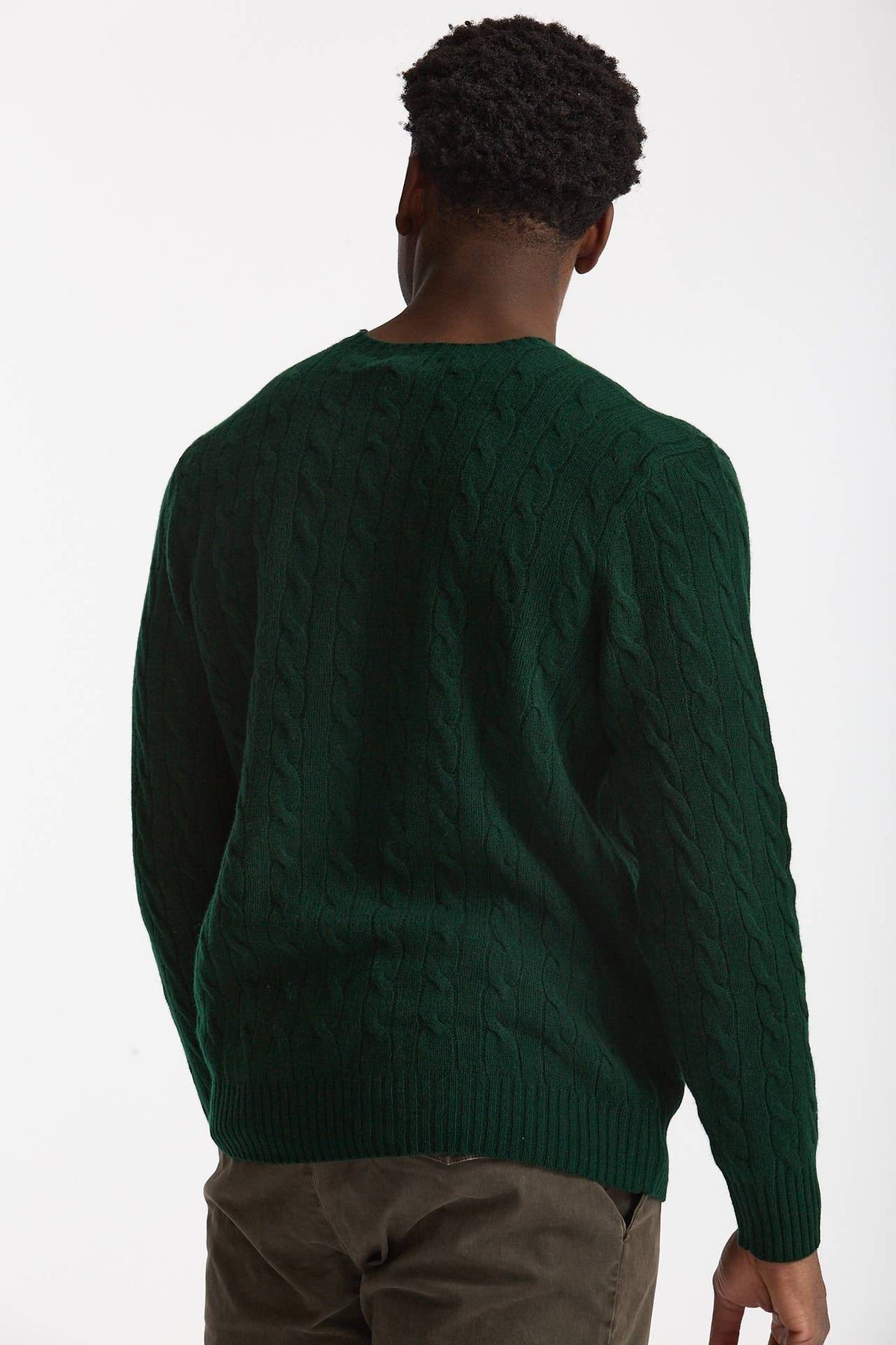 Maglia in lana e cashmere verdone uomo Polo ralph lauren - 4