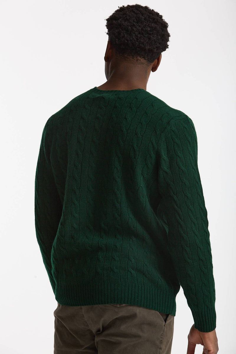 Maglia in lana e cashmere verdone uomo Polo ralph lauren - 4
