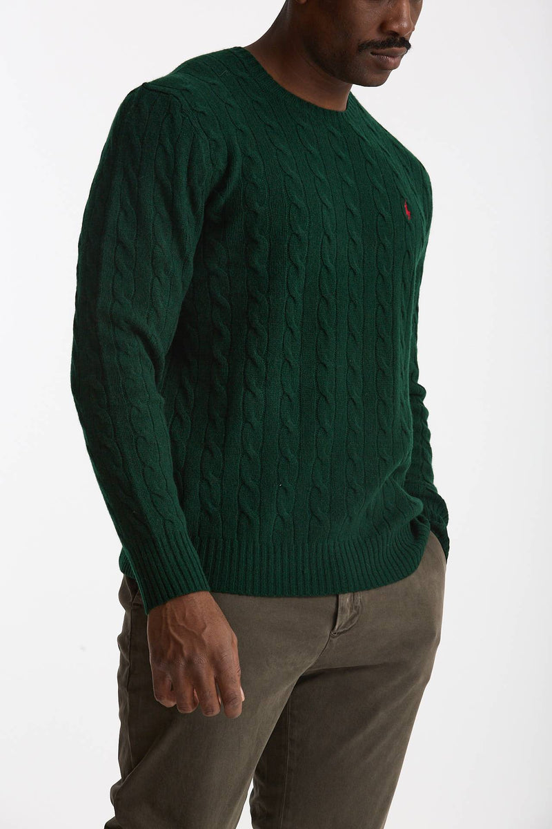 Maglia in lana e cashmere verdone uomo Polo ralph lauren - 5