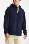 Felpa Cappuccio in cotone e poliammide blu uomo Polo ralph lauren - 1