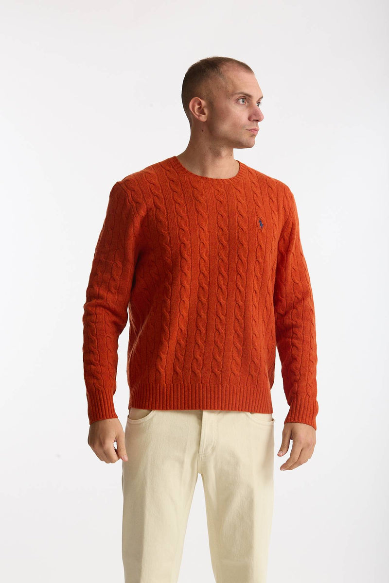 Maglia in lana e cashmere arancio uomo Polo ralph lauren - 2