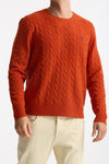 Maglia in lana e cashmere arancio uomo Polo ralph lauren - 4