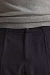 Pantalone in misto lana stretch blu uomo Santaniello - 5