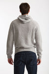 Maglia felpa in lana e cashmere grigio uomo Scaglione - 4