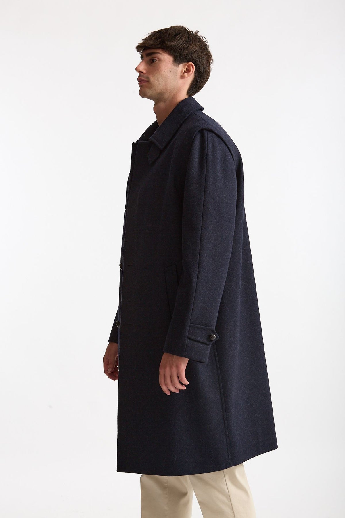 Loden HUBERTUS in lana idrorepellente blu uomo Schneiders - 3