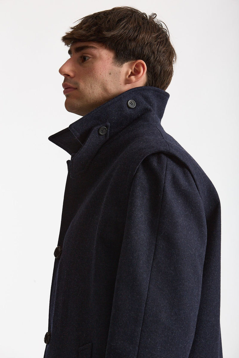 Loden HUBERTUS in lana idrorepellente blu uomo Schneiders - 5