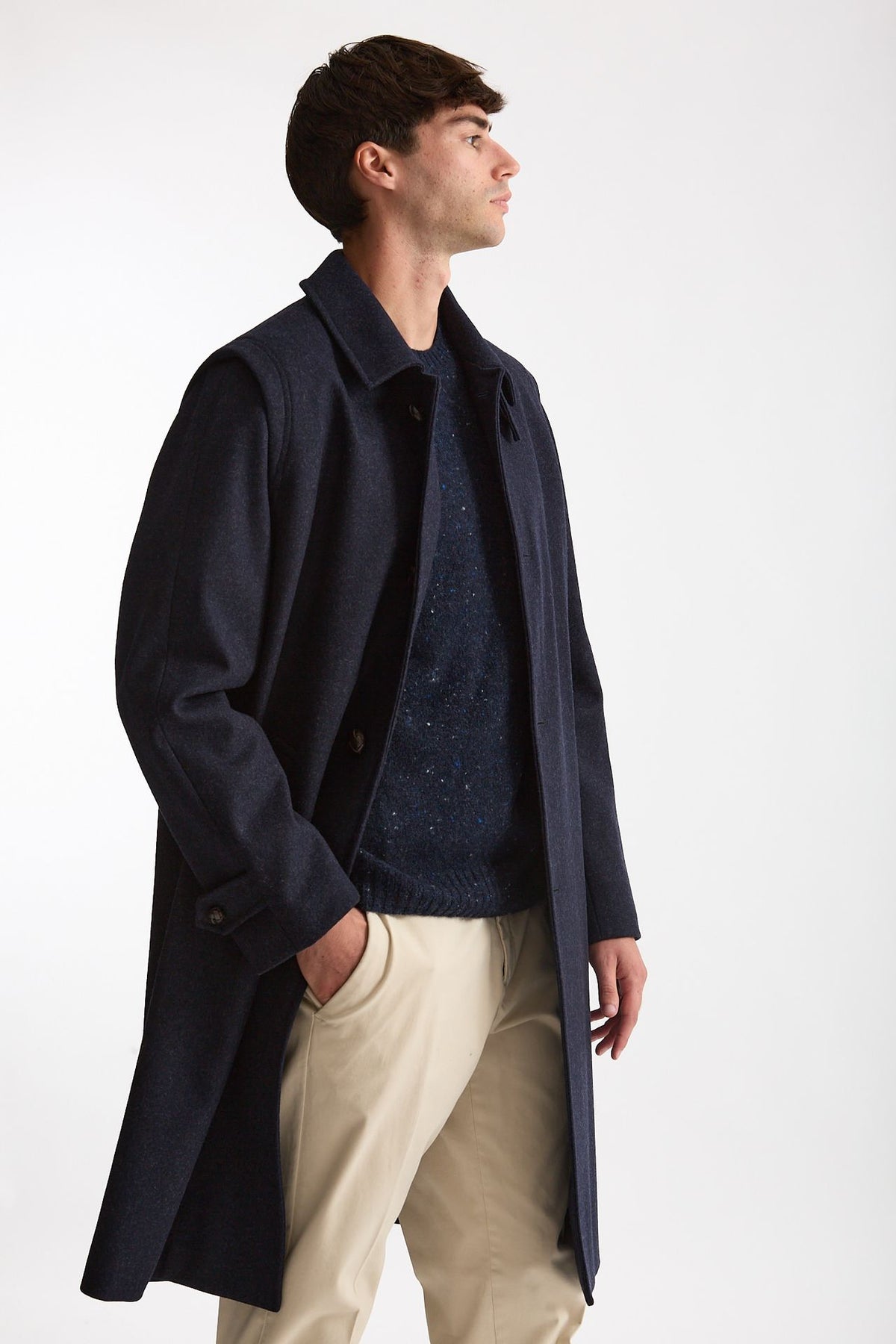Loden HUBERTUS in lana idrorepellente blu uomo Schneiders - 1