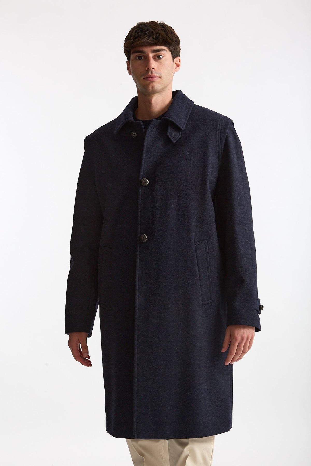 Loden HUBERTUS in lana idrorepellente blu uomo Schneiders - 10