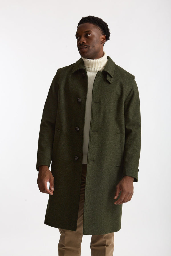 Loden HUBERTUS in lana idrorepellente verde uomo Schneiders