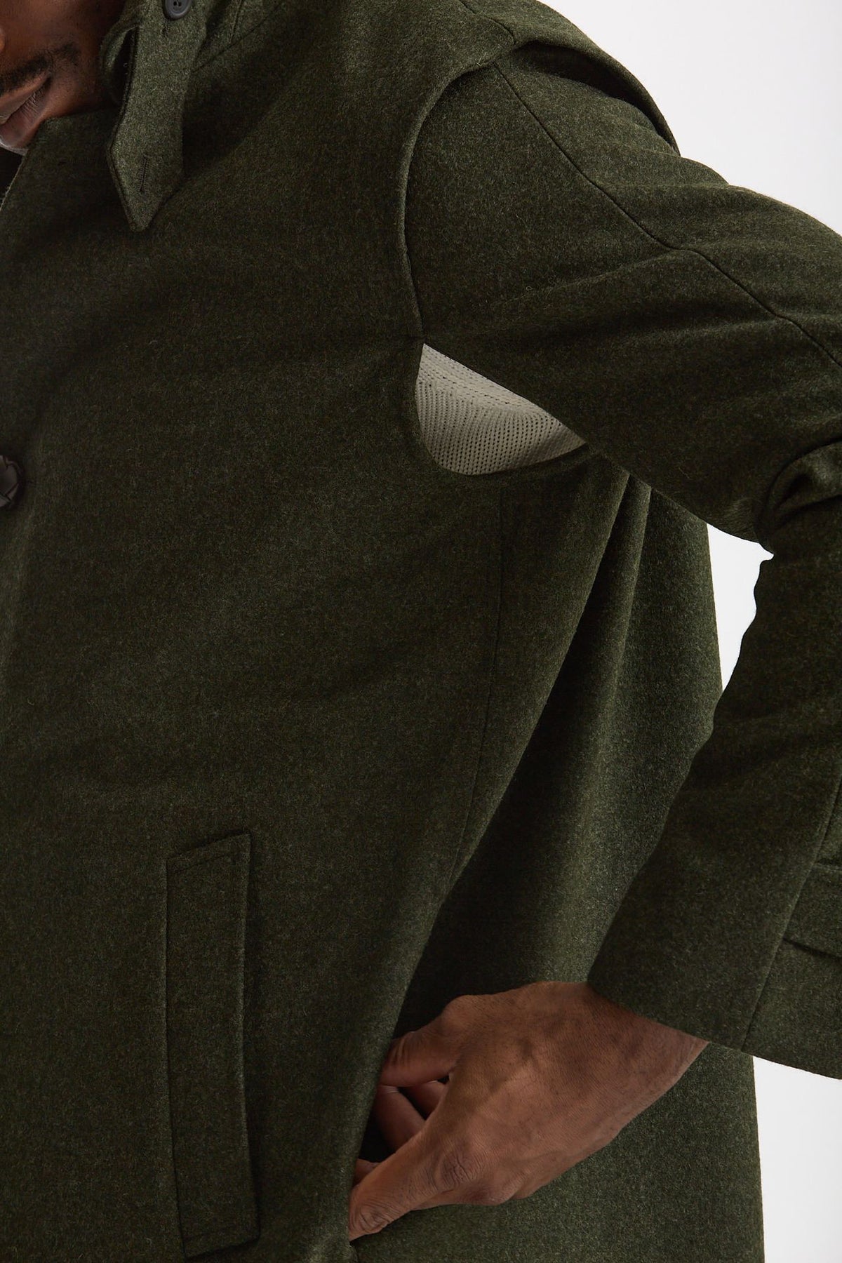 Loden HUBERTUS in lana idrorepellente verde uomo Schneiders - 14
