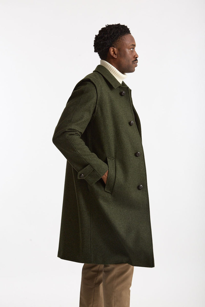 Loden HUBERTUS in lana idrorepellente verde uomo Schneiders - 5