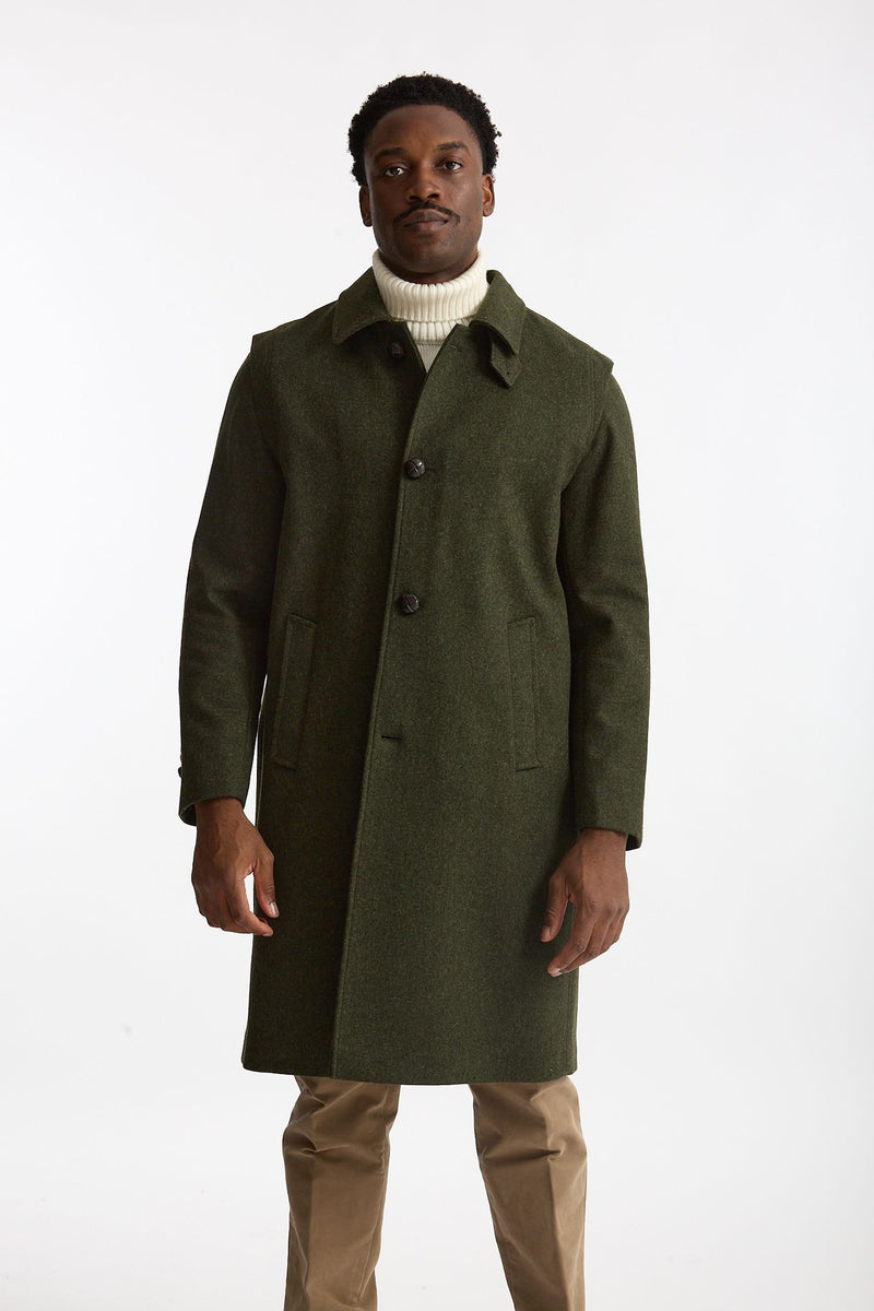 Loden HUBERTUS in lana idrorepellente verde uomo Schneiders - 8