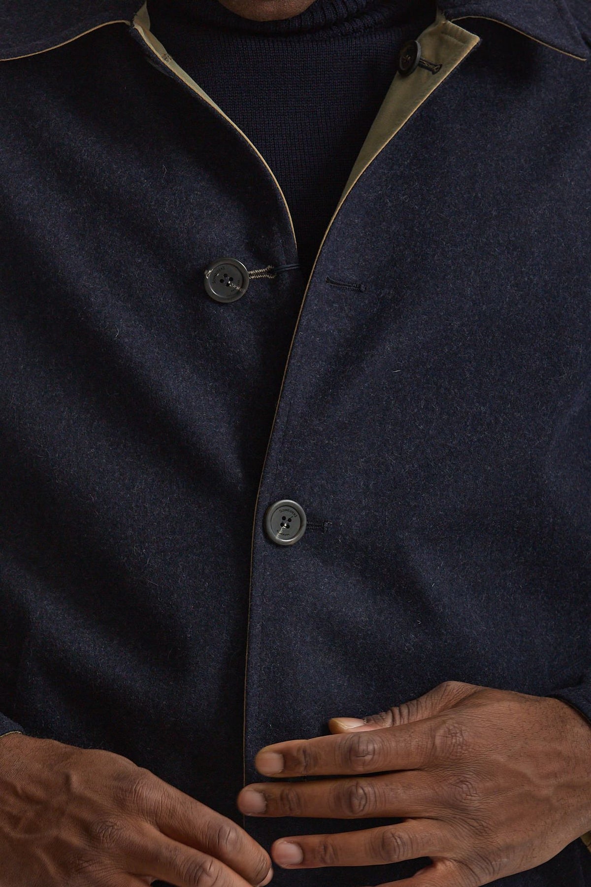 Cappotto reversibile in lana/cotone uomo Schneiders - 5