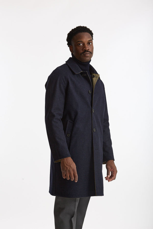 Cappotto reversibile in lana/cotone uomo Schneiders