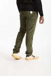 Jeans velluto stretch stone washed verde uomo Siviglia - 4