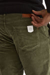 Jeans velluto stretch stone washed verde uomo Siviglia - 7
