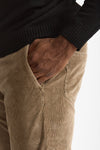 Jeans velluto stretch stone washed cammello uomo Siviglia - 6