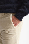 Jeans velluto stretch stone washed panna uomo Siviglia - 6