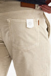 Jeans velluto stretch stone washed panna uomo Siviglia - 7