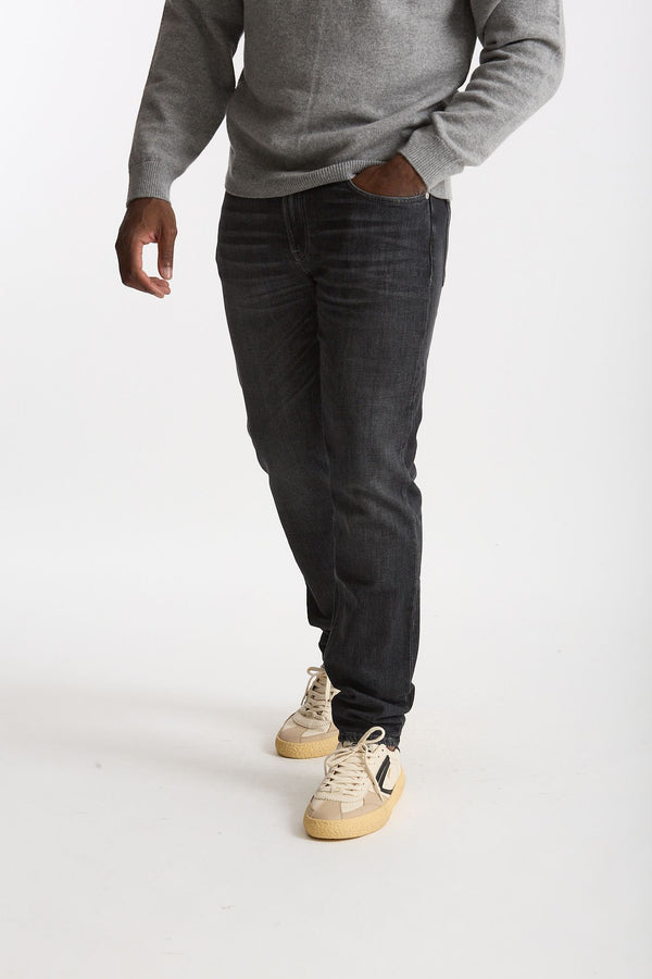 Jeans velluto stretch stone washed grigio uomo Siviglia