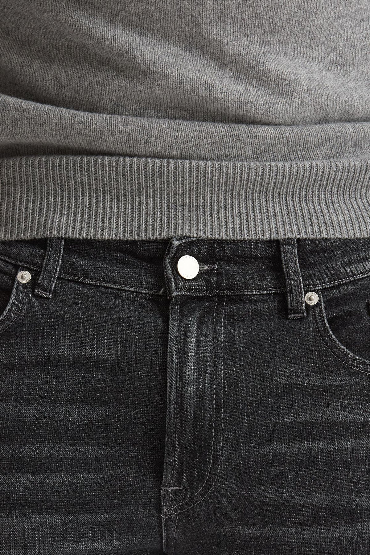 Jeans velluto stretch stone washed grigio uomo Siviglia - 5