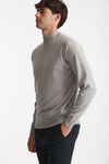 Maglia lupetto in lana grigio chiaro uomo John smedley - 1