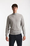 Maglia lupetto in lana grigio chiaro uomo John smedley - 6