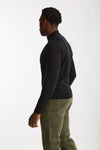 Maglia lupetto in lana nero uomo John smedley - 3