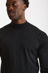 Maglia lupetto in lana nero uomo John smedley - 5