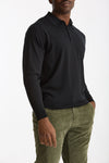 Polo in lana nero uomo John smedley - 4