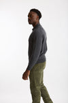 Polo in lana grigio uomo John smedley - 3