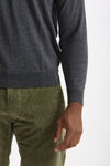 Polo in lana grigio uomo John smedley - 6
