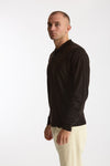 Polo in lana marrone uomo John smedley - 2