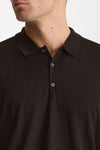 Polo in lana marrone uomo John smedley - 5