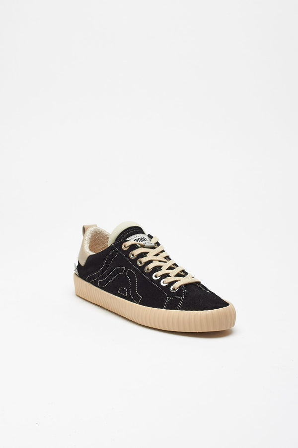 Sneakers SPRINGA WAVY - SUEDE NERO uomo Springa