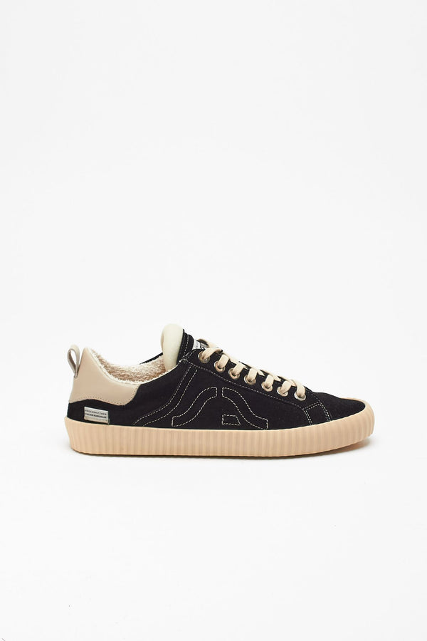 Sneakers SPRINGA WAVY - SUEDE NERO uomo Springa