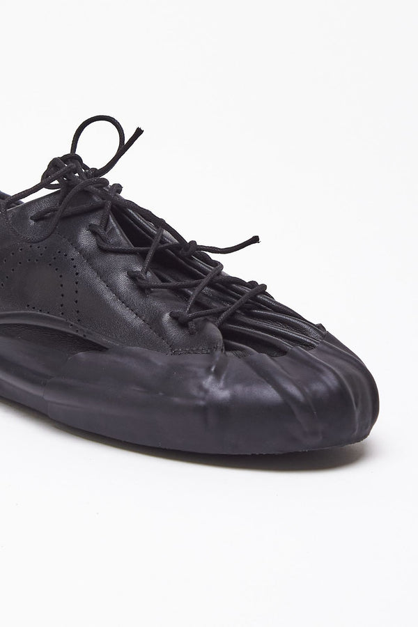 Sneakers ART COUTURE-LEATHER BLACK in pelle uomo Springa