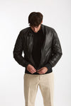 Giubbino NUVOLA NAPPA in pelle nero uomo Stewart - 6