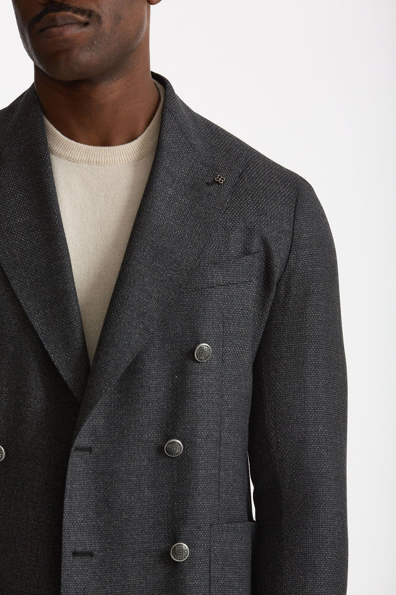 Giacca MONTECARLO doppio petto grigio uomo Tagliatore - 5
