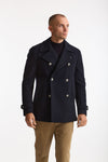 Peacoat in lana blu uomo Tagliatore - 6