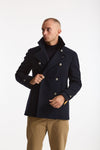 Peacoat in lana blu uomo Tagliatore - 1