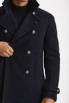 Peacoat in lana blu uomo Tagliatore - 2