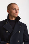 Peacoat in lana blu uomo Tagliatore - 7