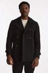 Peacoat in lana nero uomo Tagliatore - 7