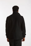 Peacoat in lana nero uomo Tagliatore - 4