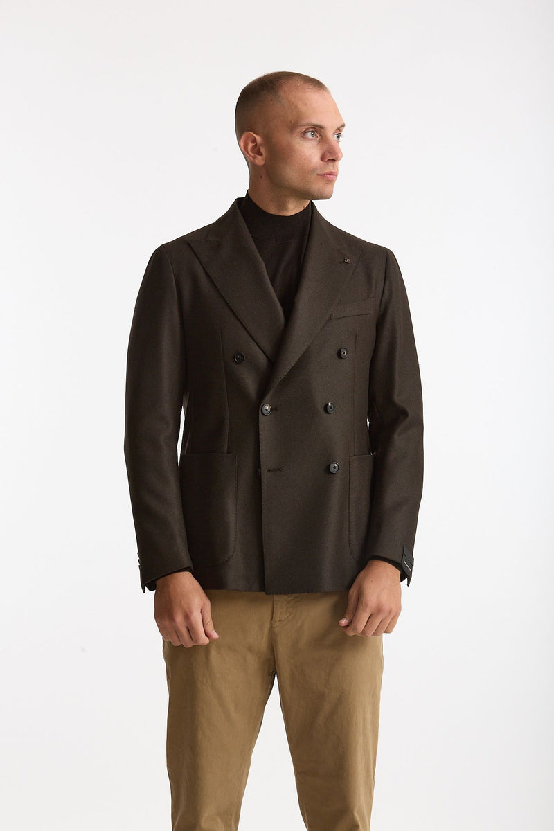 Giacca MONTECARLO doppio petto marrone uomo Tagliatore - 2