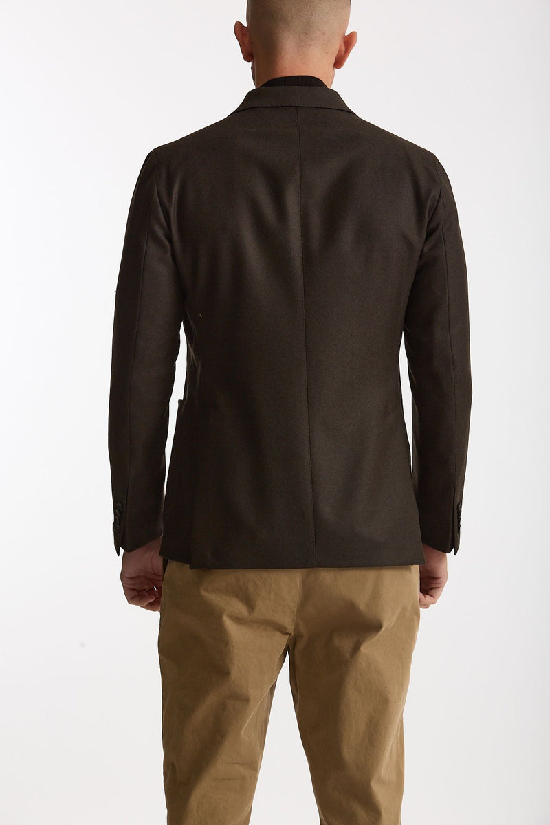 Giacca MONTECARLO doppio petto marrone uomo Tagliatore - 4